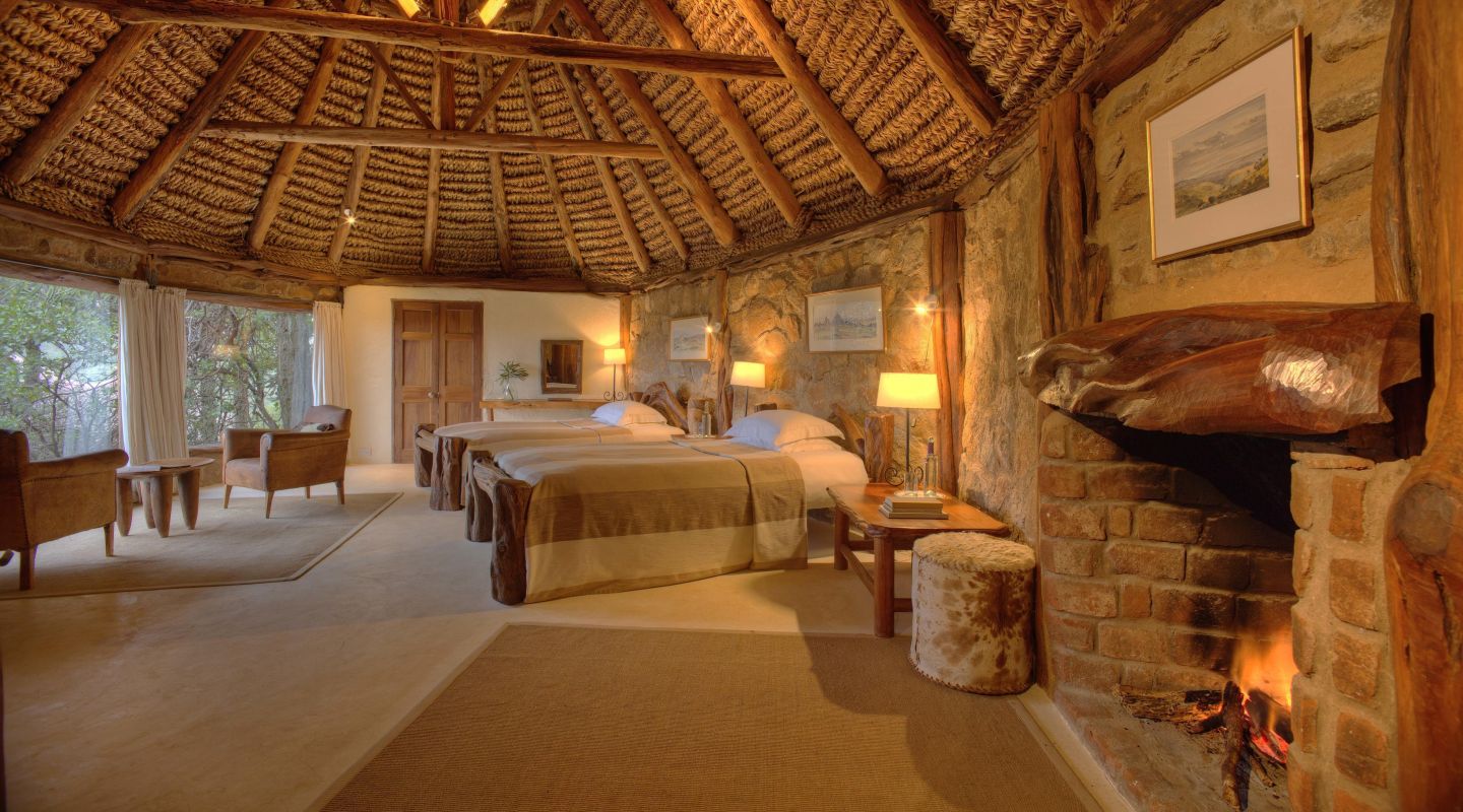 A room in Borana Lodge, Kenya Laikipia