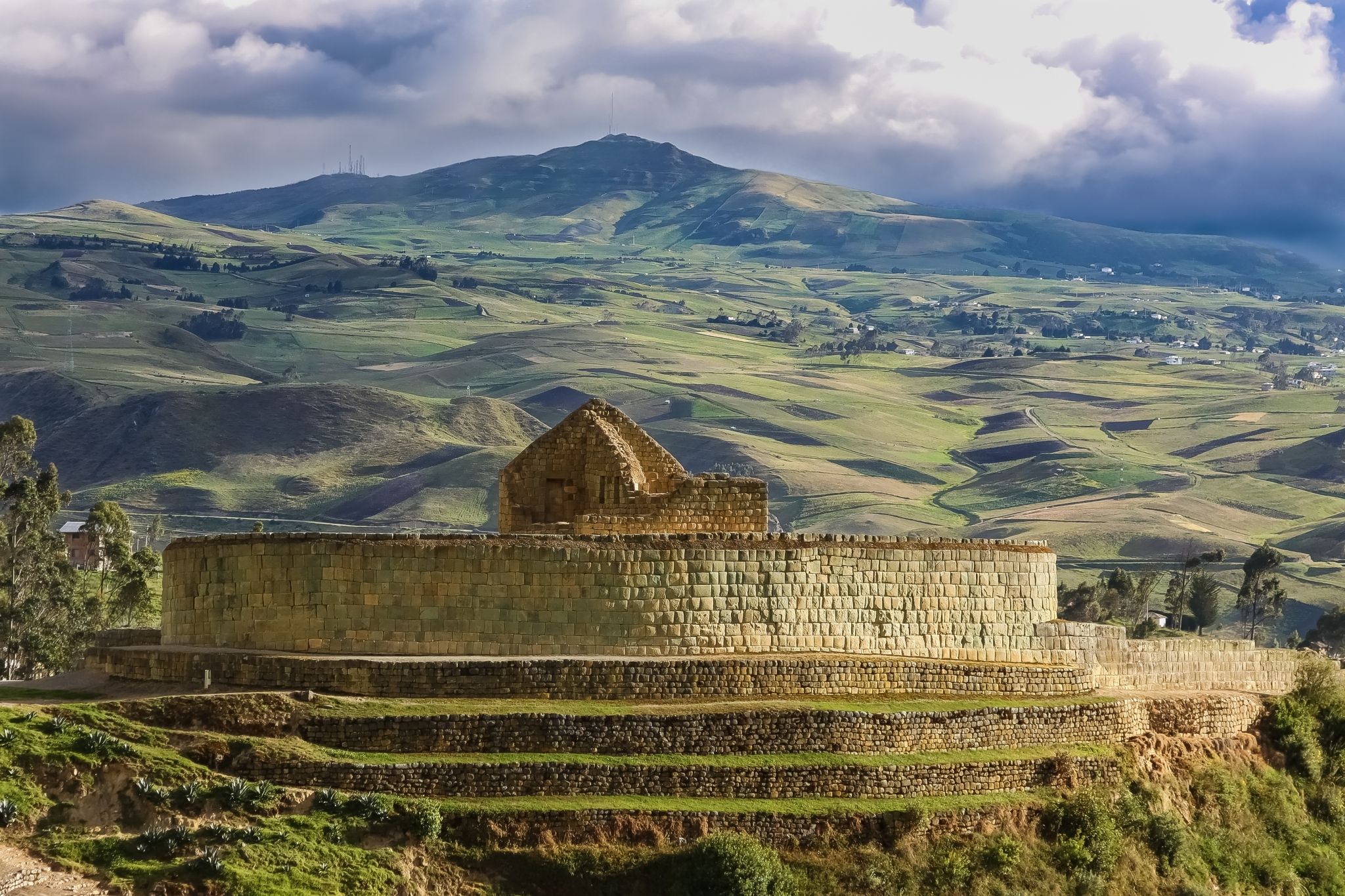Ingapirca Incan ruins, an ancient site in South America