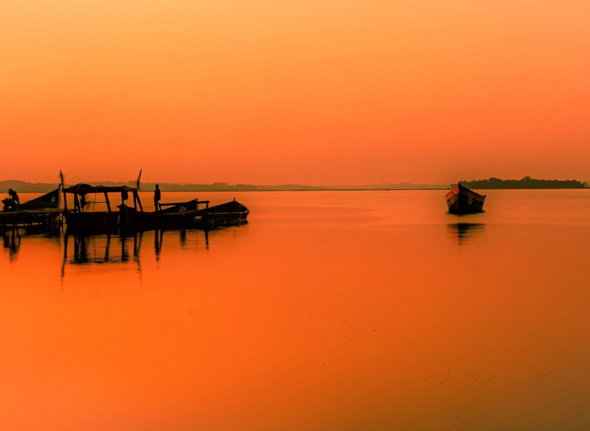 Lake Victoria, Africa.