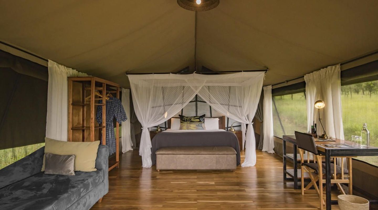 Dunia Camp Bedroom in Serengeti National Park