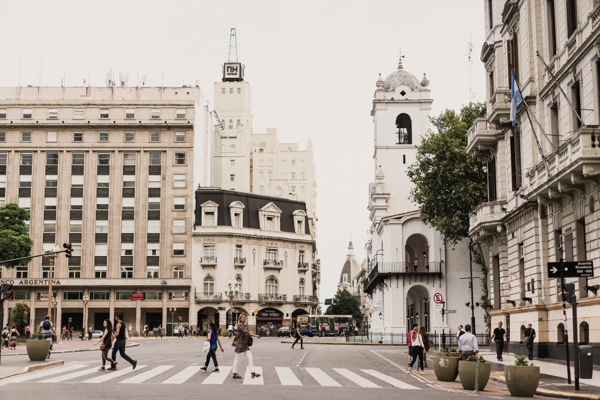 European style buildings in Buenos Aires, Argentina